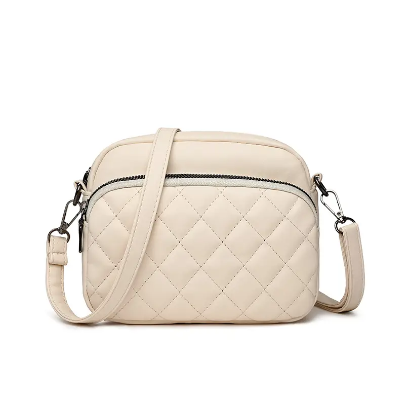 Women's Black Quilted Shoulder Crossbody Bag 2025 - Image 2
