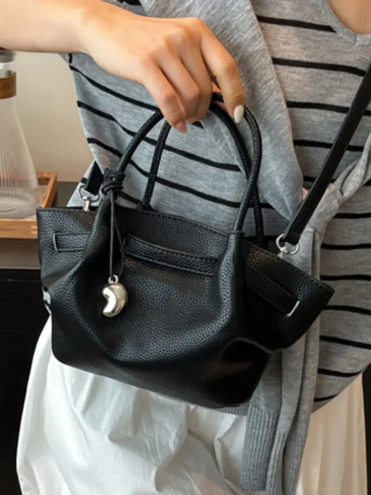 Women Korean Style Satchel Bag Beige 2025 - Image 7