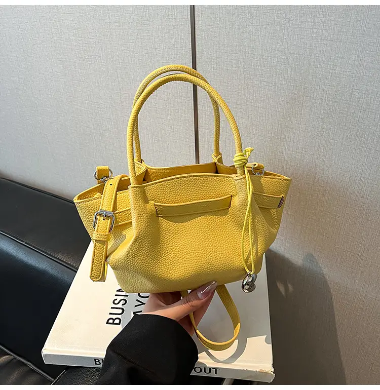 Women Korean Style Satchel Bag Beige 2025 — feature 22