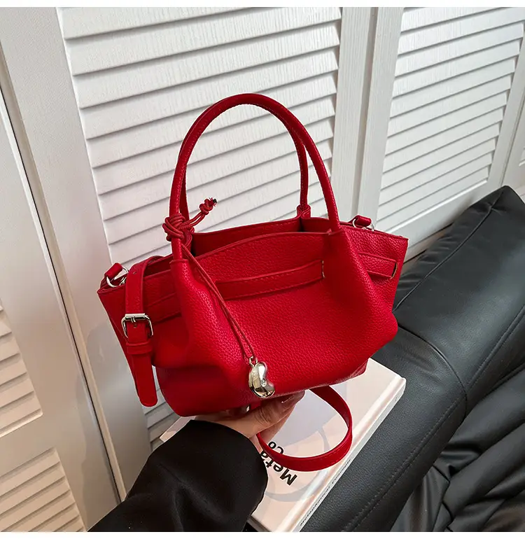 Women Korean Style Satchel Bag Beige 2025 — feature 24