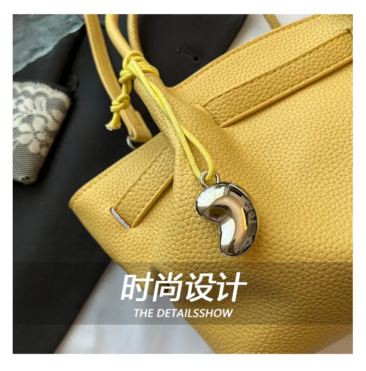 Women Korean Style Satchel Bag Beige 2025 — feature 7