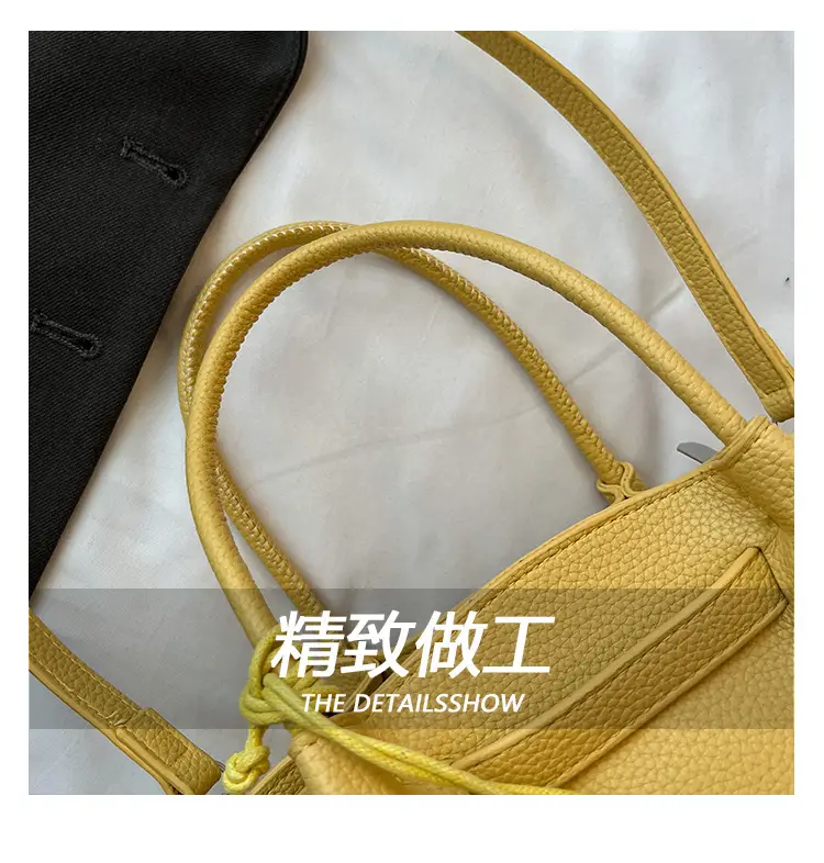 Women Korean Style Satchel Bag Beige 2025 — feature 8