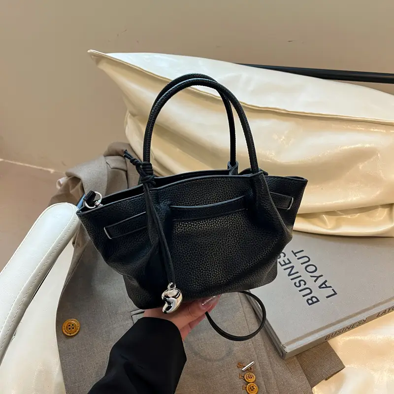 Women Korean Style Satchel Bag Beige 2025 - Image 2