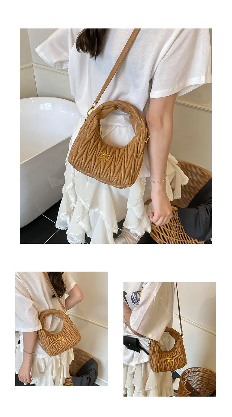 Red Pleated Crossbody Bag for Women 2025 — feature 10