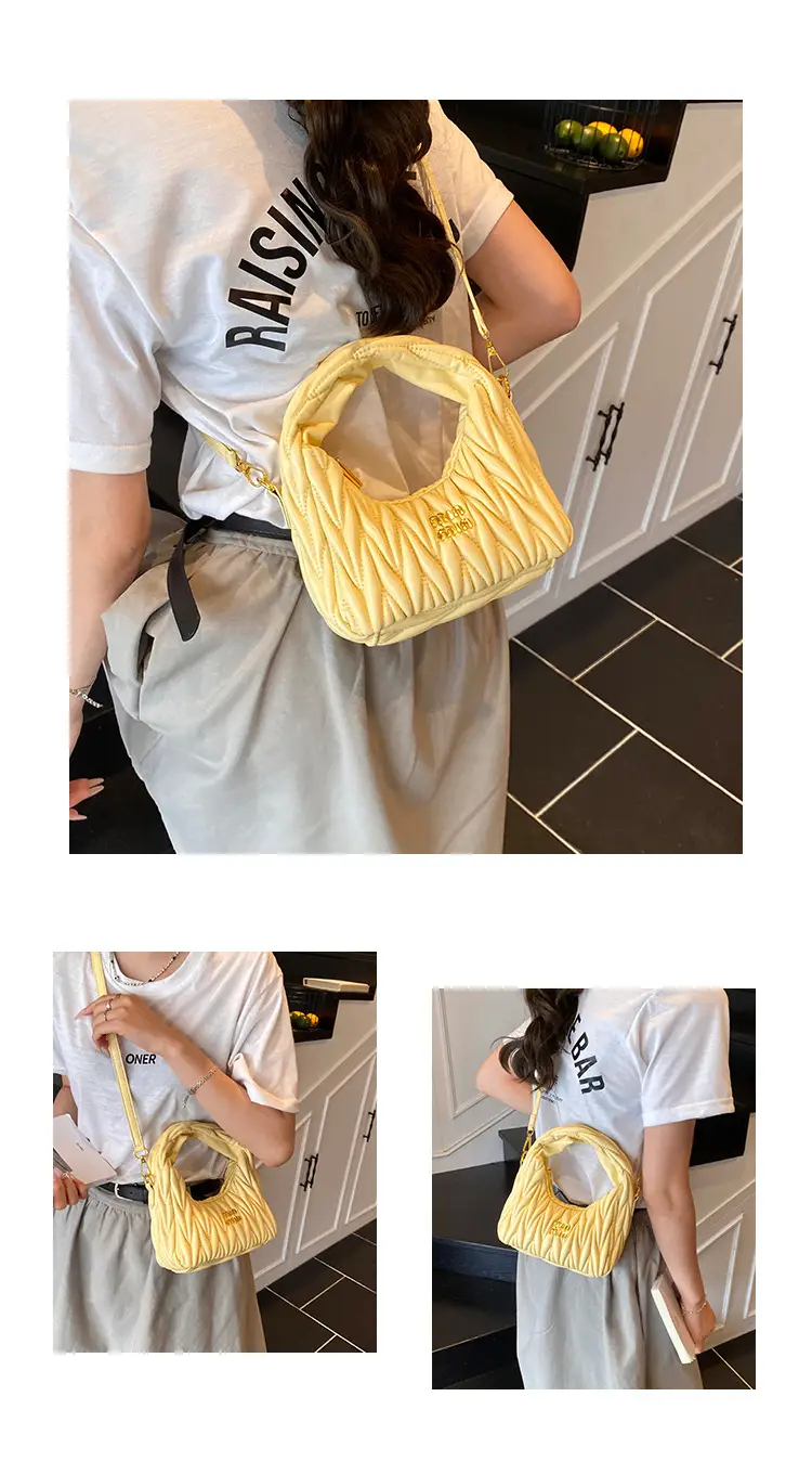 Red Pleated Crossbody Bag for Women 2025 — feature 7