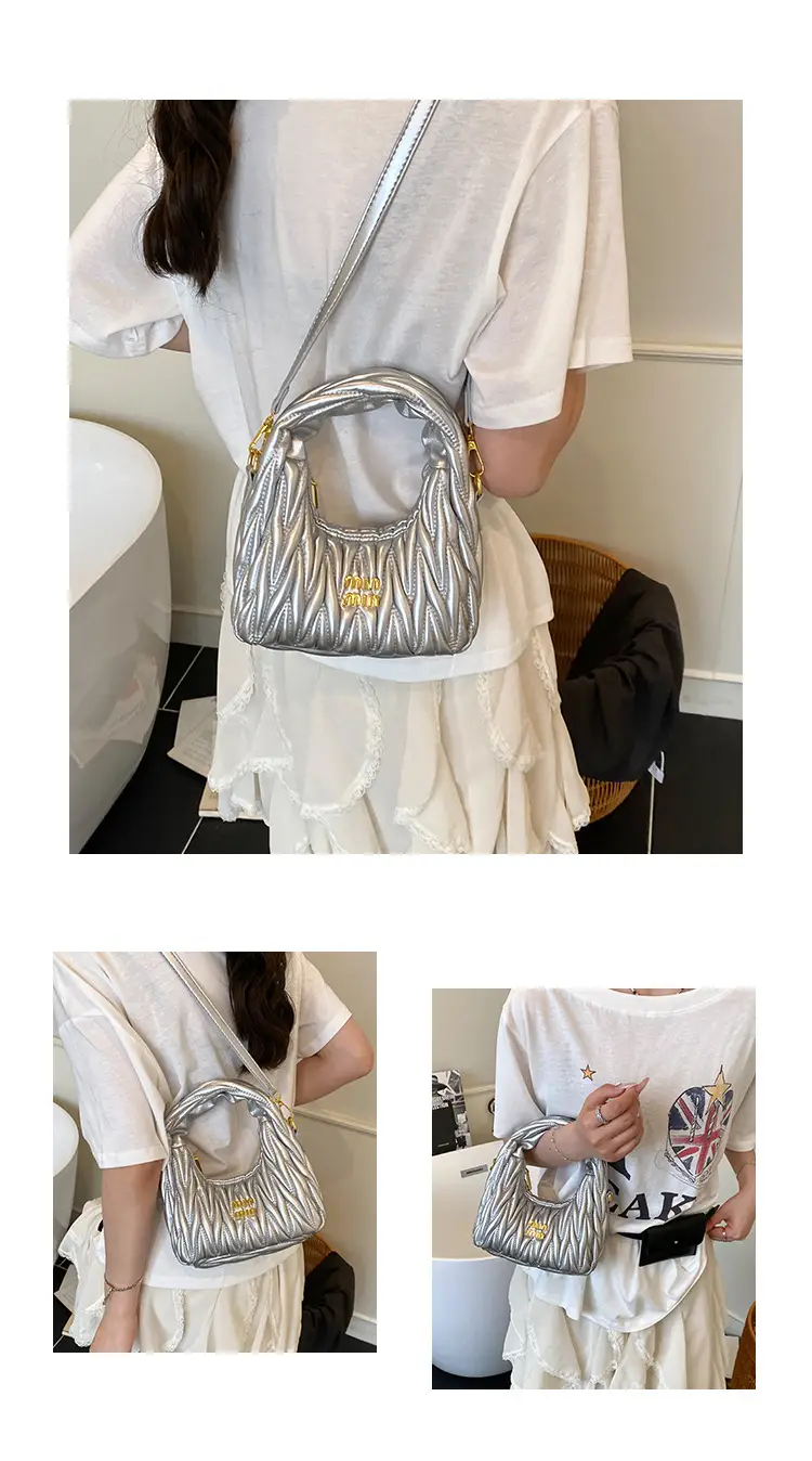 Red Pleated Crossbody Bag for Women 2025 — feature 8