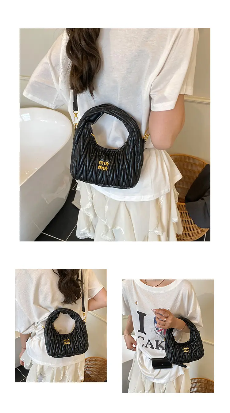 Red Pleated Crossbody Bag for Women 2025 — feature 9