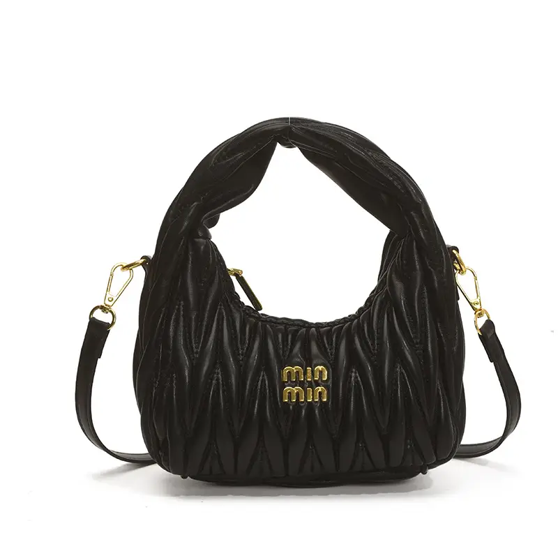 Red Pleated Crossbody Bag for Women 2025 - Image 4