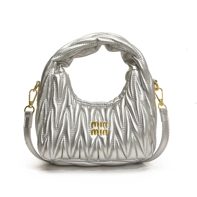 Red Pleated Crossbody Bag for Women 2025 - Image 5