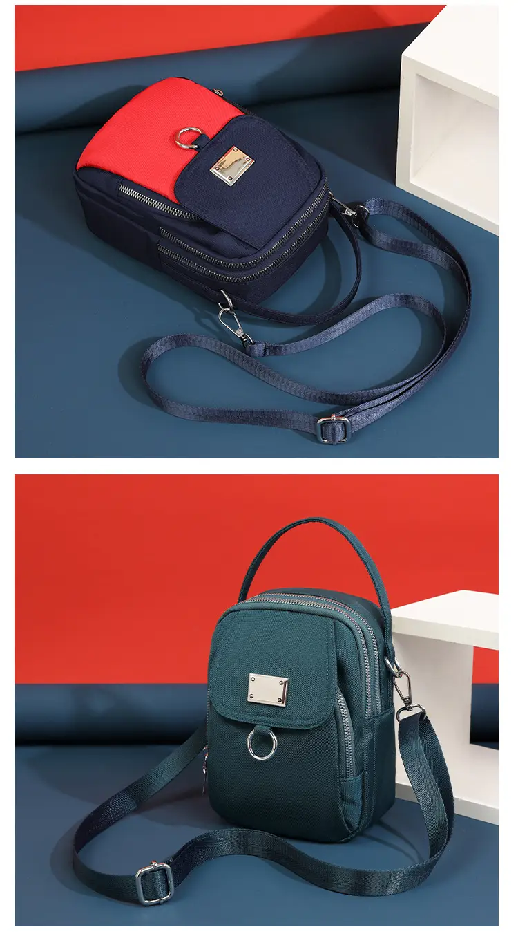 Women's Winter Mobile Phone Bag Korean Style Canvas Single Shoulder Crossbody — feature 13