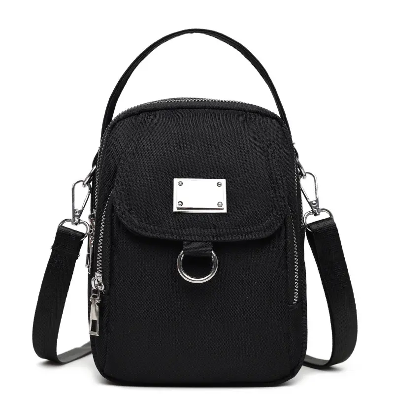 Women's Winter Mobile Phone Bag Korean Style Canvas Single Shoulder Crossbody - Image 2