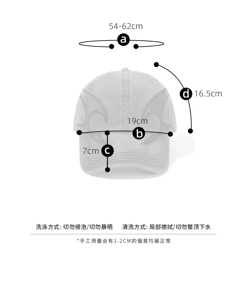 American Retro Logo Baseball Cap Grey Unisex Hip Hop — feature 11