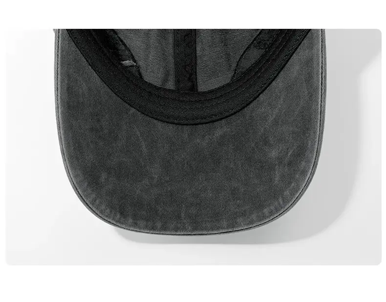 American Retro Logo Baseball Cap Grey Unisex Hip Hop — feature 16