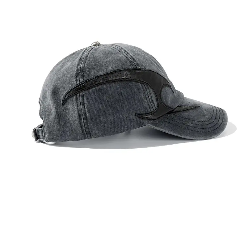 American Retro Logo Baseball Cap Grey Unisex Hip Hop — feature 23