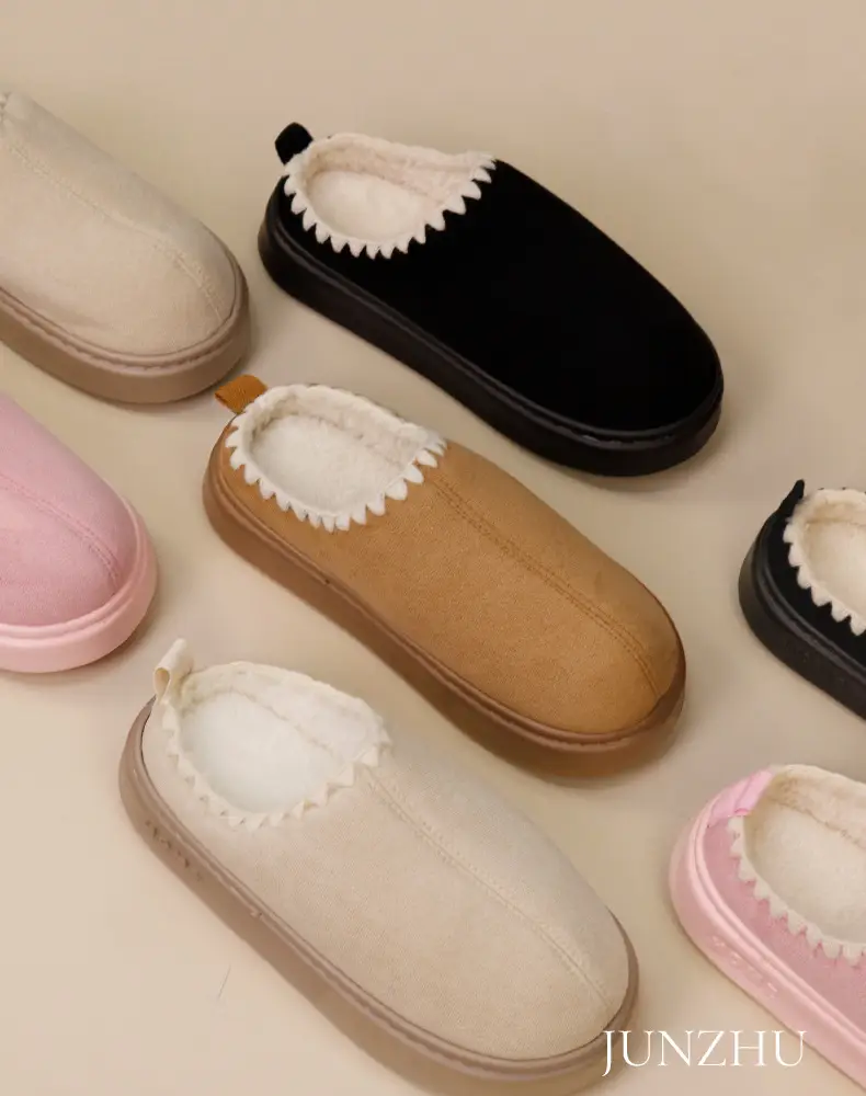 2026 New Women's Autumn and Winter Cotton Slippers for Home Warmth, Indoor Winter Thick-Soled Home Cotton Slippers — feature 1