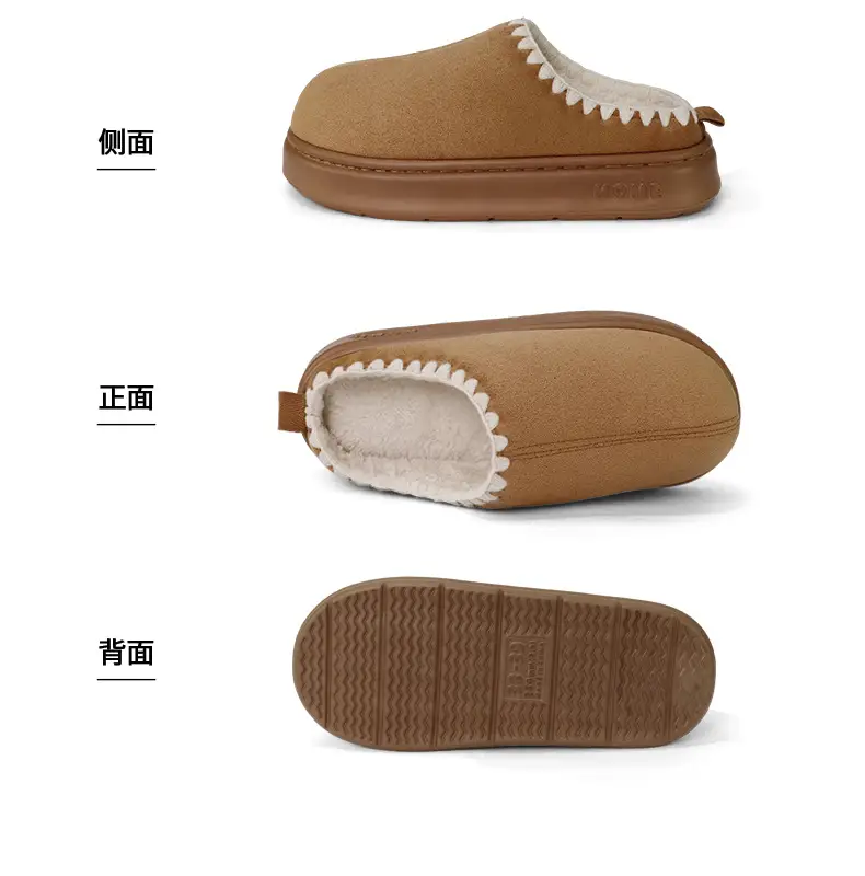 2026 New Women's Autumn and Winter Cotton Slippers for Home Warmth, Indoor Winter Thick-Soled Home Cotton Slippers — feature 14