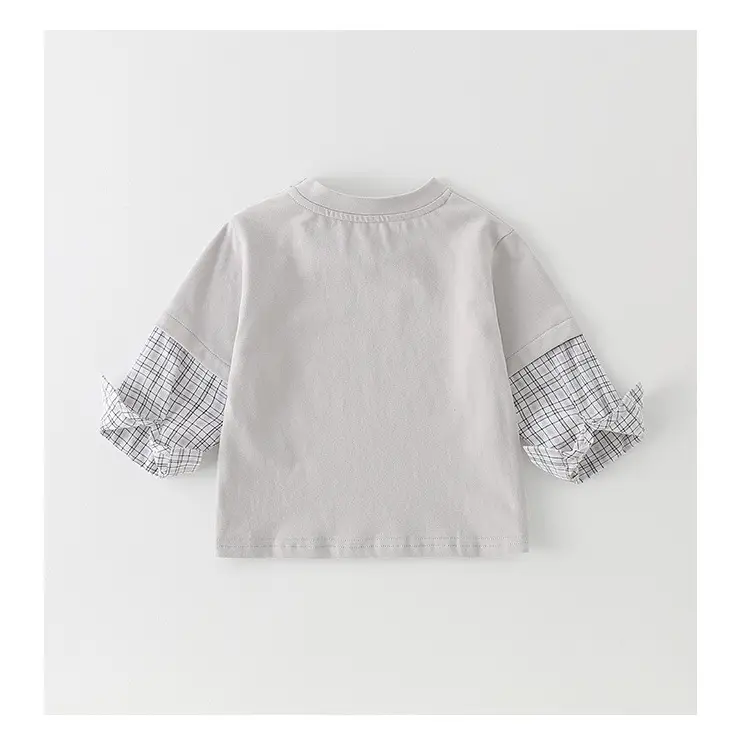 Baby T-Shirt Grey Cartoon Long Sleeve Autumn Boys — feature 11