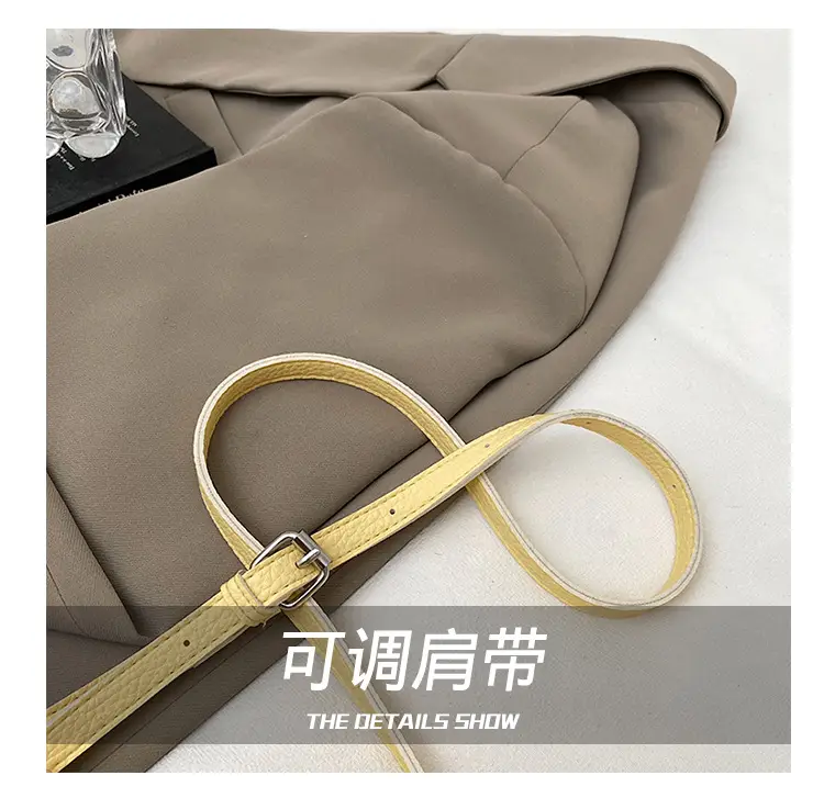 Women's Beige Leather Crossbody Tote Bag with Top Handle — feature 26