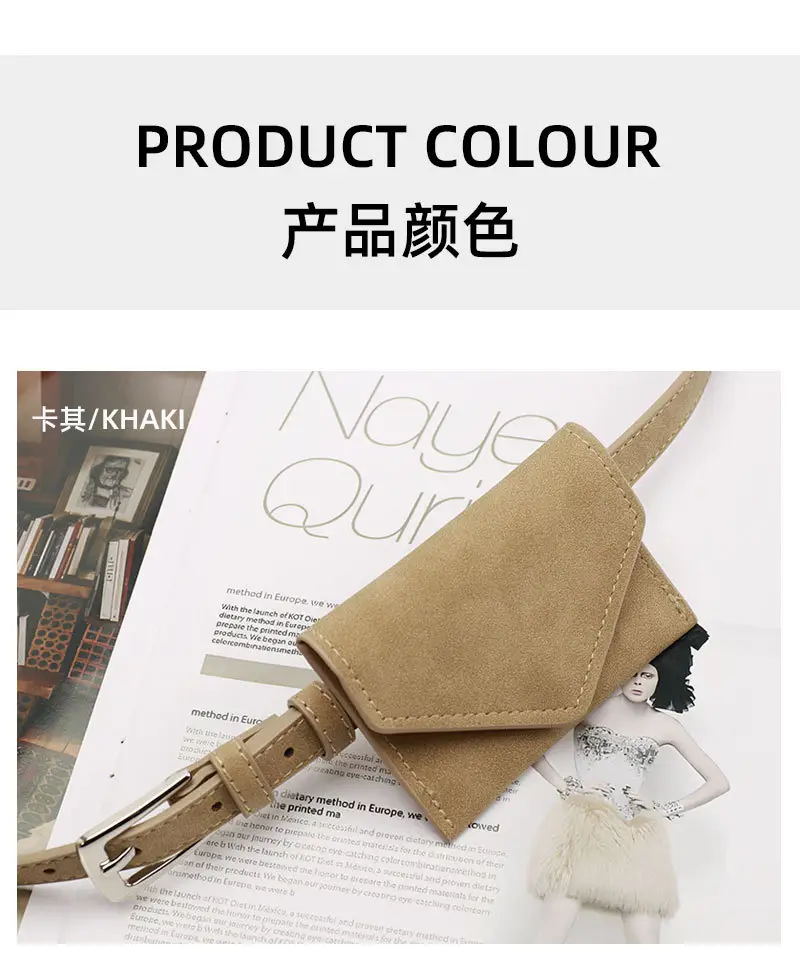 Black Detachable Mini Coin Belt for Women — feature 24
