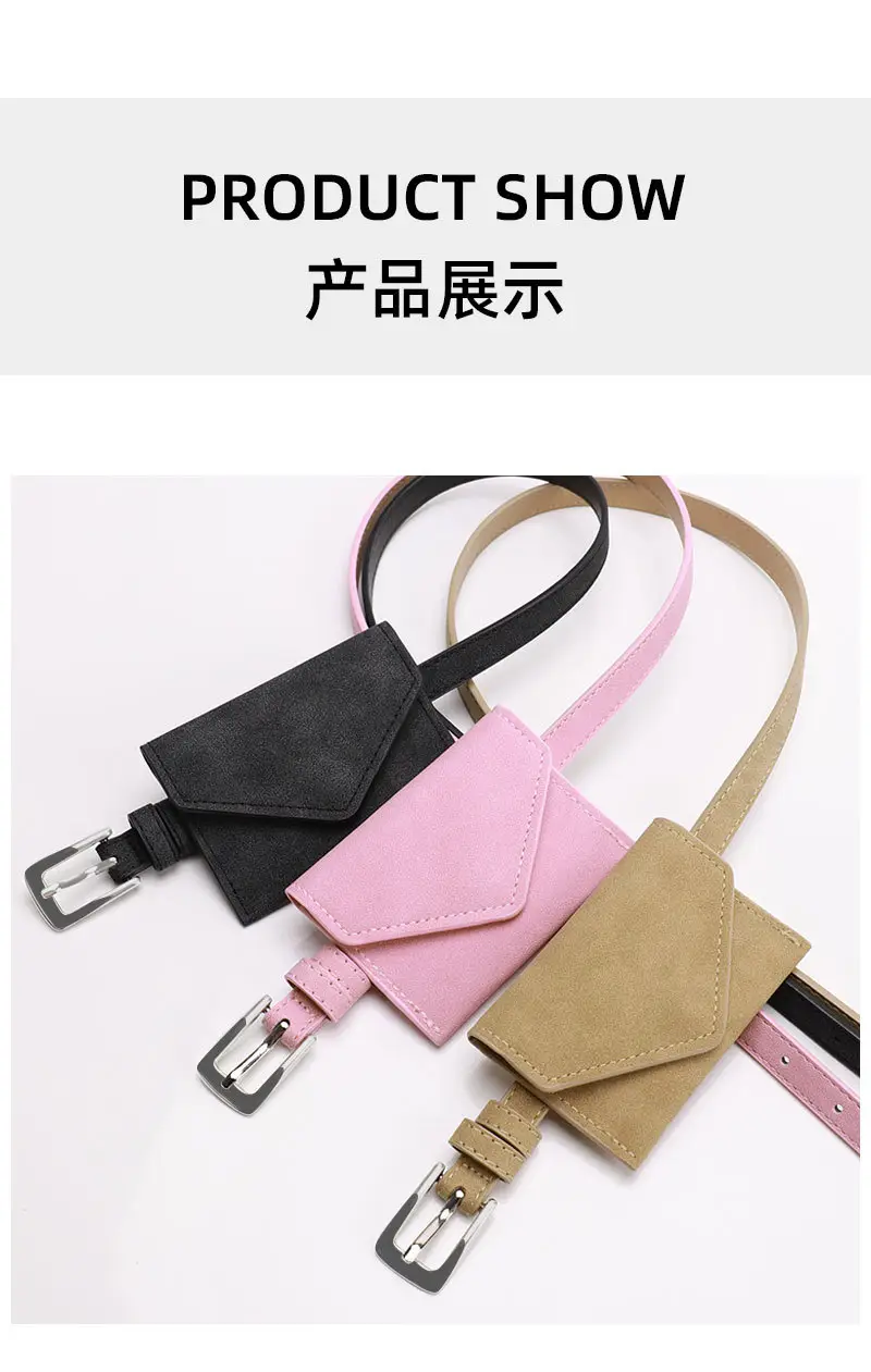 Black Detachable Mini Coin Belt for Women — feature 30