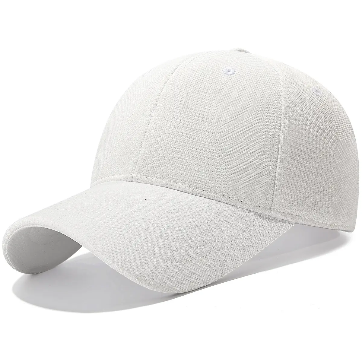 Black Baseball Cap with Embroidered Eye & Breathable Design - Image 4