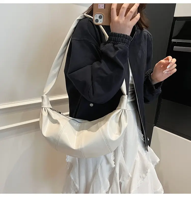 White Women's Shoulder Bag 2025 New Summer — feature 13