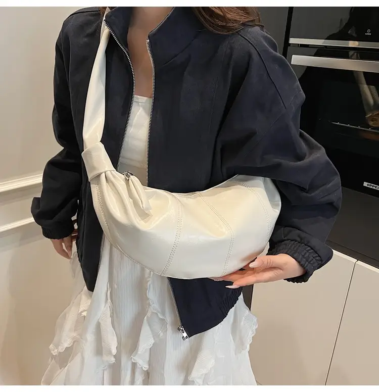 White Women's Shoulder Bag 2025 New Summer — feature 15