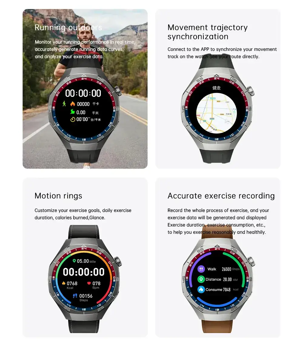 Smart Watch with Heart Rate & Blood Pressure Display for Men — feature 10