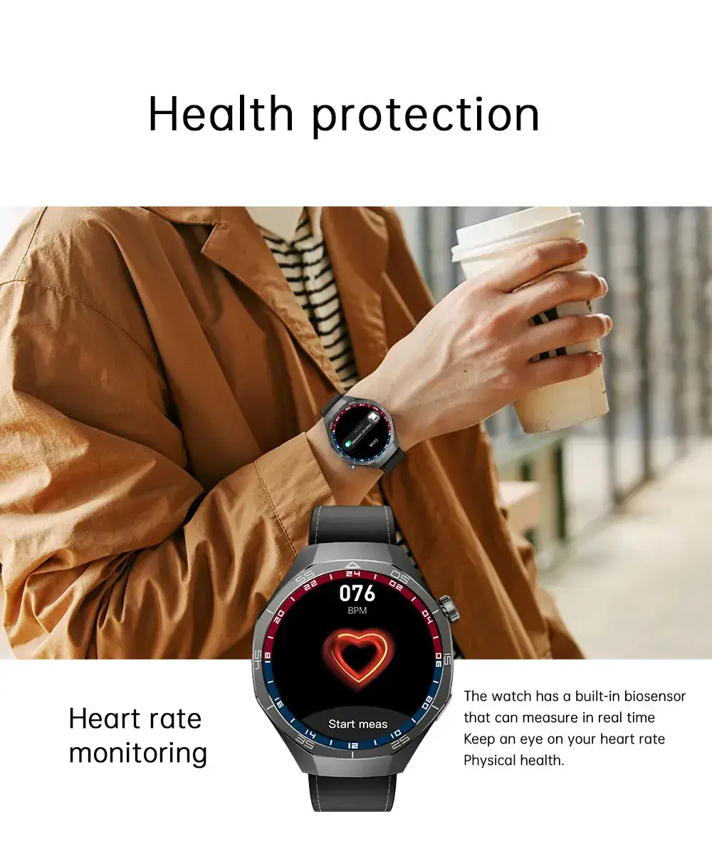 Smart Watch with Heart Rate & Blood Pressure Display for Men — feature 11