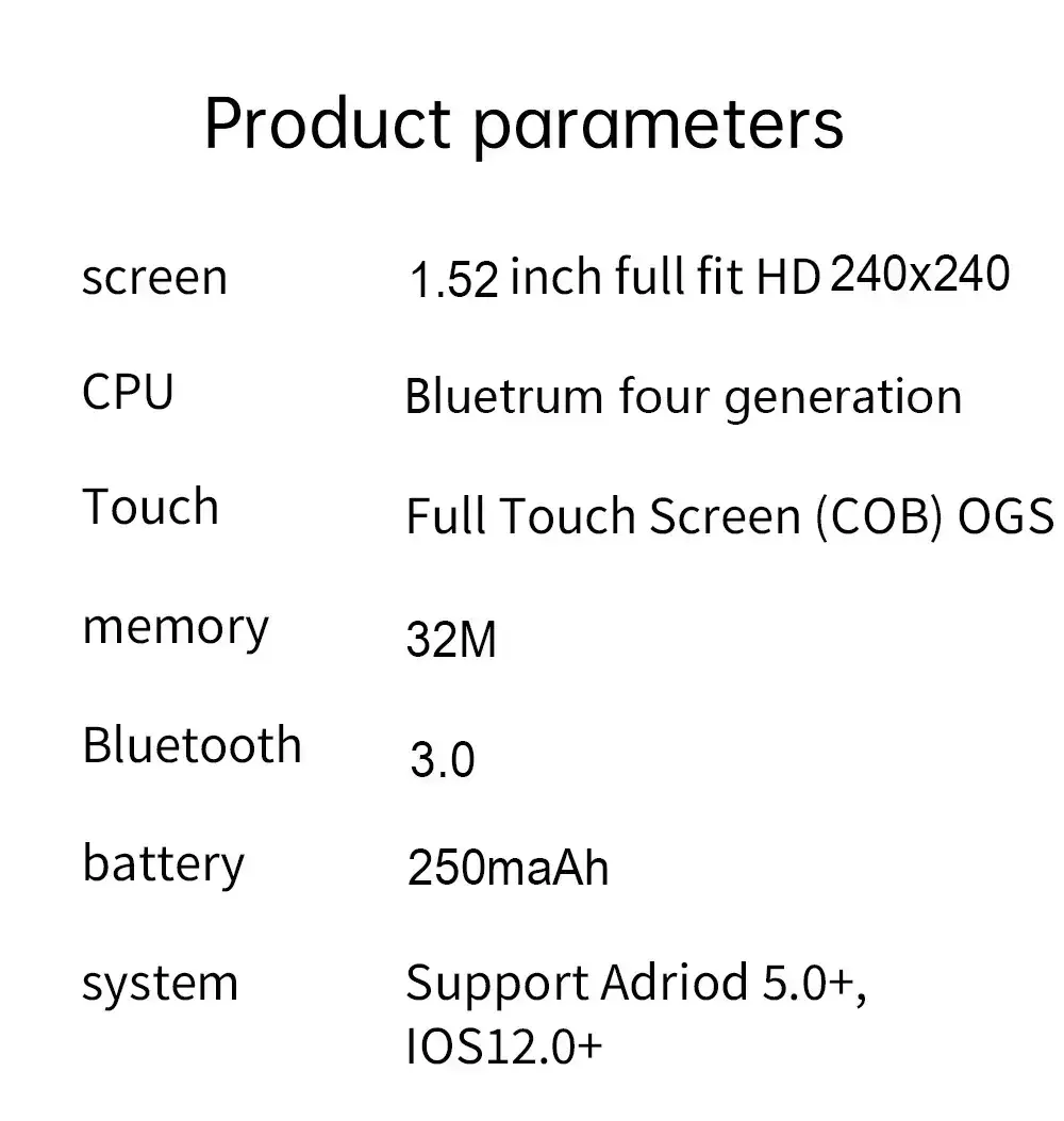 Smart Watch with Heart Rate & Blood Pressure Display for Men — feature 16