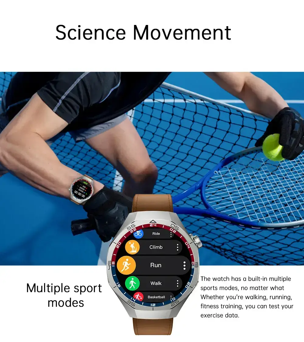 Smart Watch with Heart Rate & Blood Pressure Display for Men — feature 9