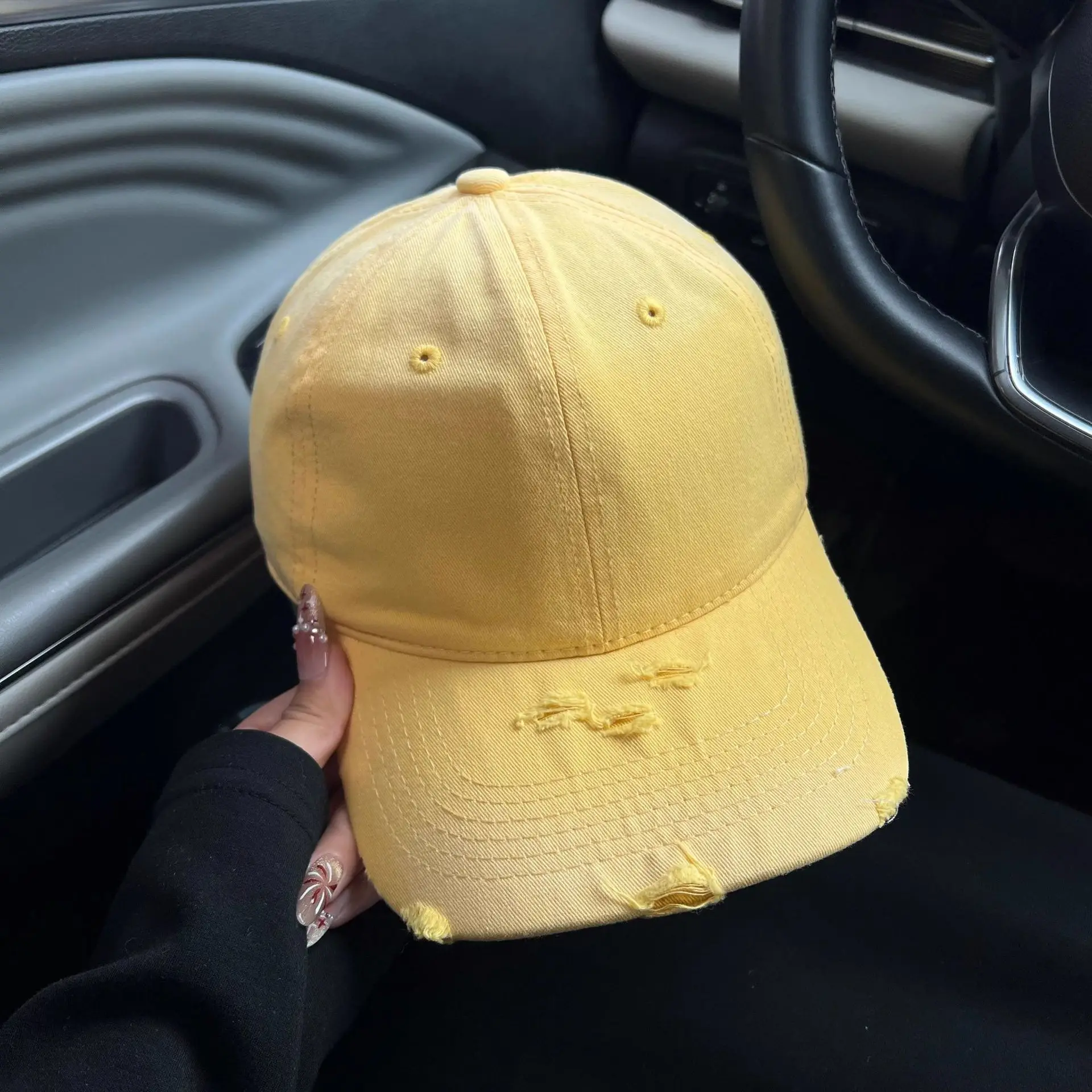 Men & Women Gradient Baseball Cap Summer Autumn Travel Sunshade - Image 18