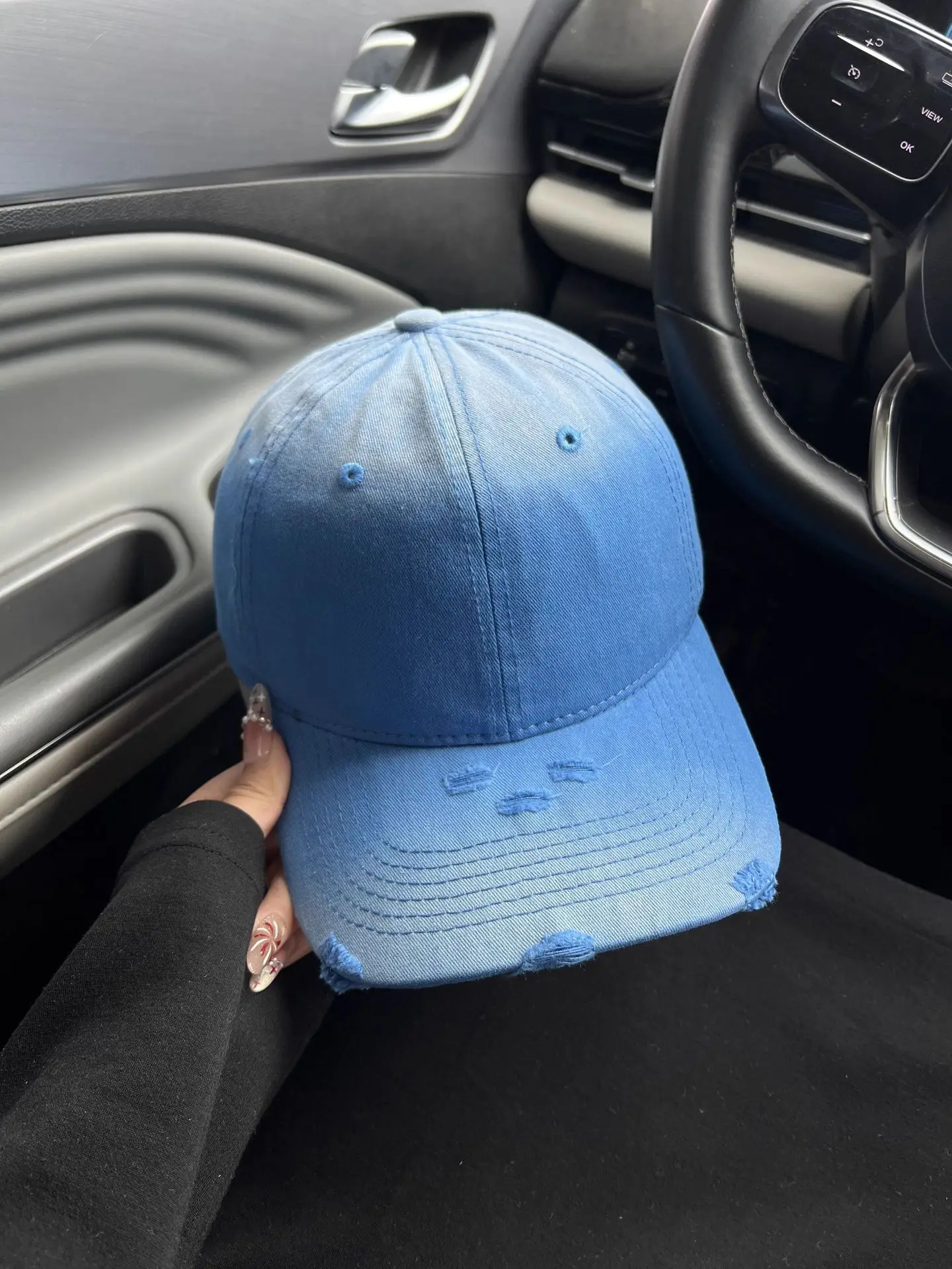 Men & Women Gradient Baseball Cap Summer Autumn Travel Sunshade — feature 1