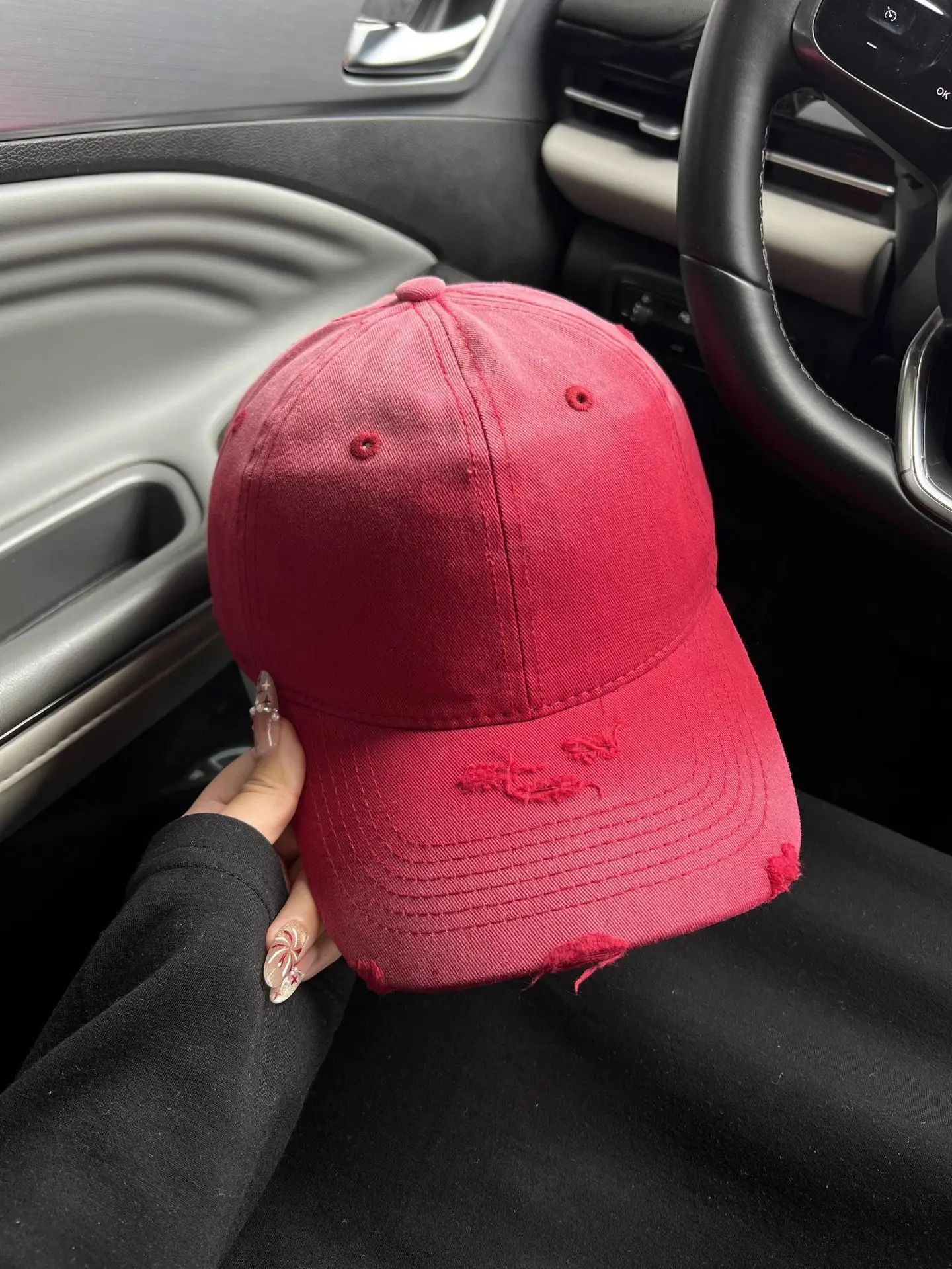 Men & Women Gradient Baseball Cap Summer Autumn Travel Sunshade - Image 12