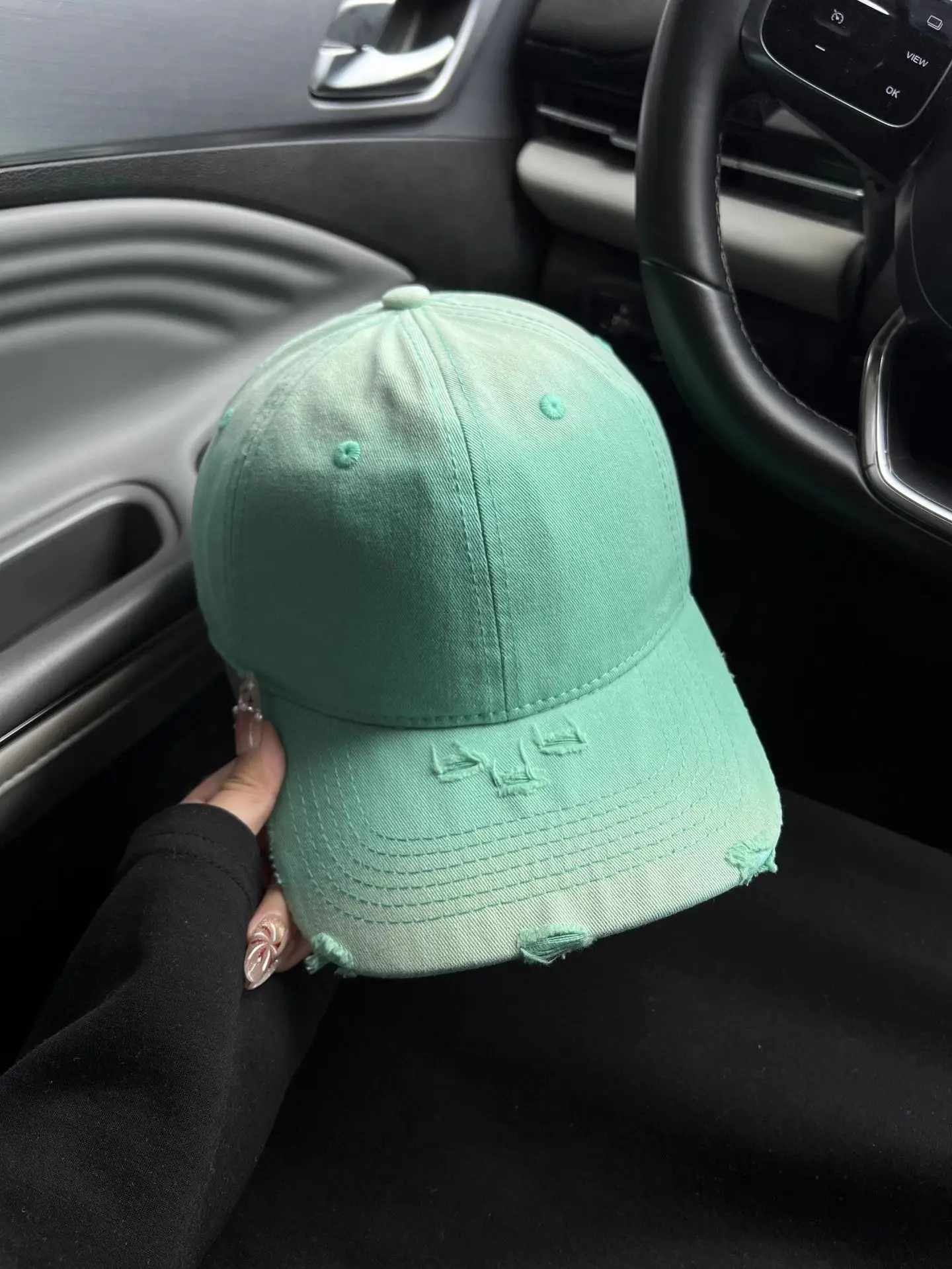 Men & Women Gradient Baseball Cap Summer Autumn Travel Sunshade - Image 14