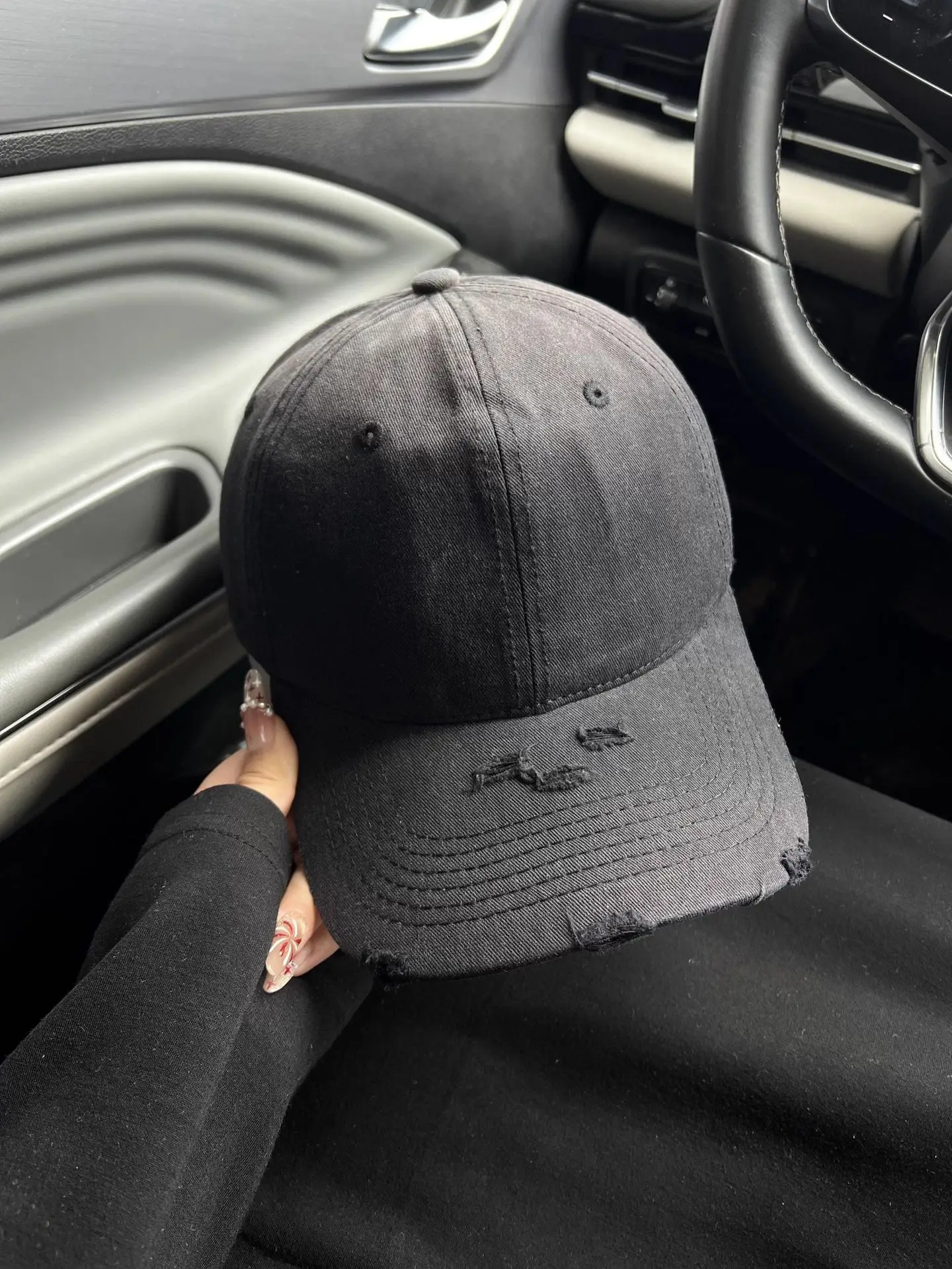 Men & Women Gradient Baseball Cap Summer Autumn Travel Sunshade - Image 4