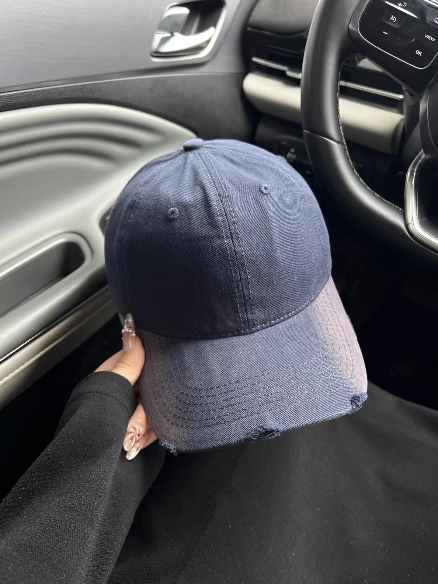 Men & Women Gradient Baseball Cap Summer Autumn Travel Sunshade - Image 6
