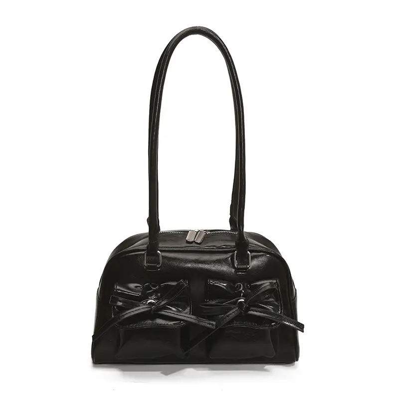 Bow-Knot Armpit Bag for Women Brown 2025 - Image 12