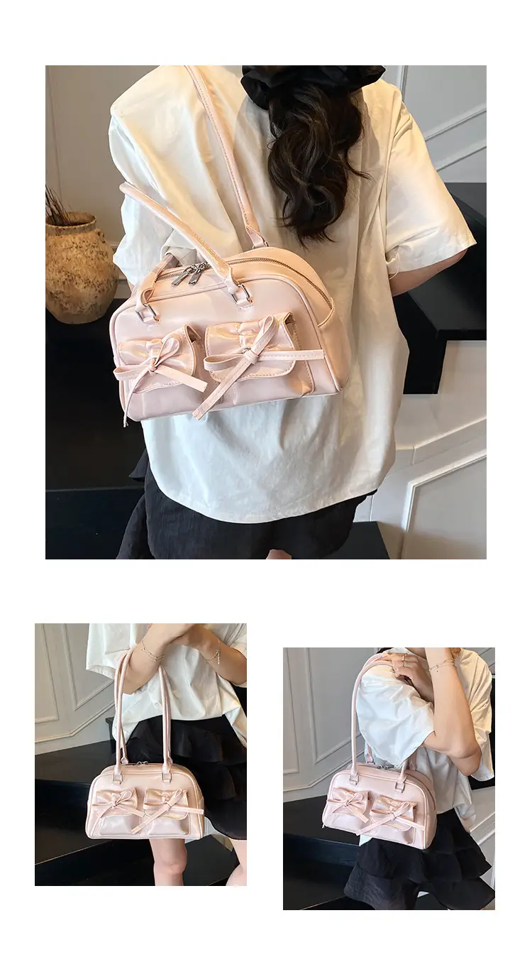 Bow-Knot Armpit Bag for Women Brown 2025 — feature 12