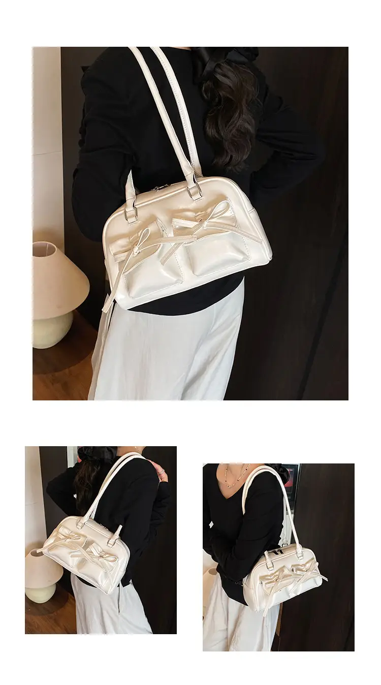 Bow-Knot Armpit Bag for Women Brown 2025 — feature 14