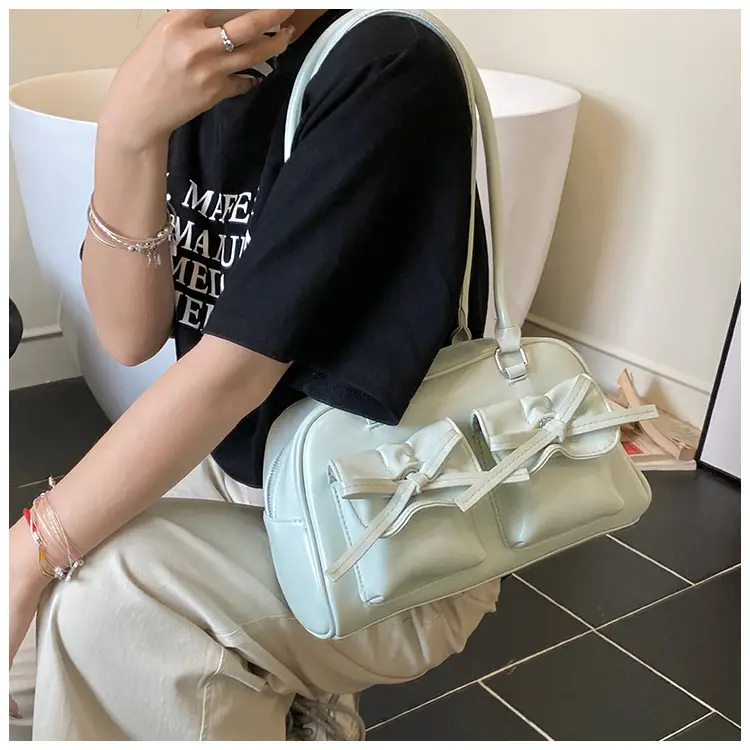 Bow-Knot Armpit Bag for Women Brown 2025 — feature 16