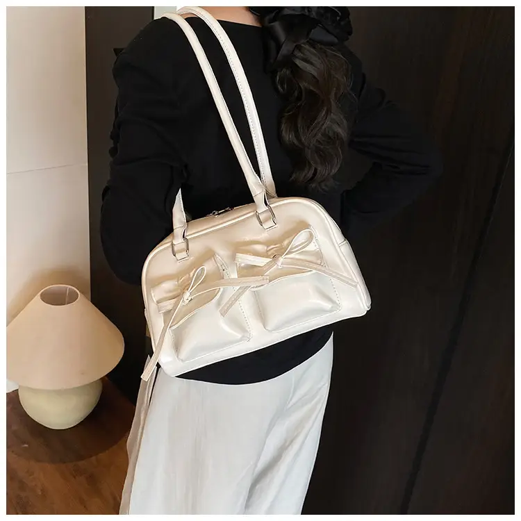 Bow-Knot Armpit Bag for Women Brown 2025 — feature 40