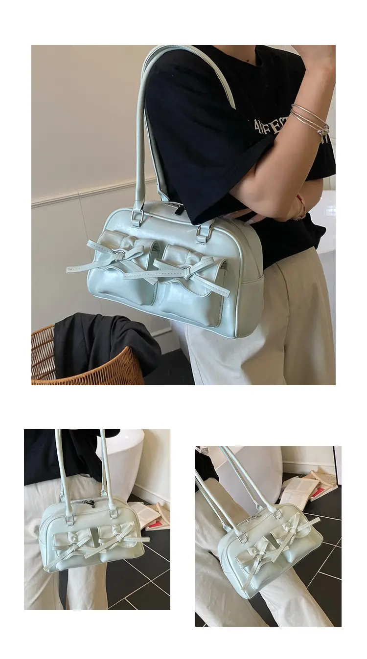 Bow-Knot Armpit Bag for Women Brown 2025 — feature 8