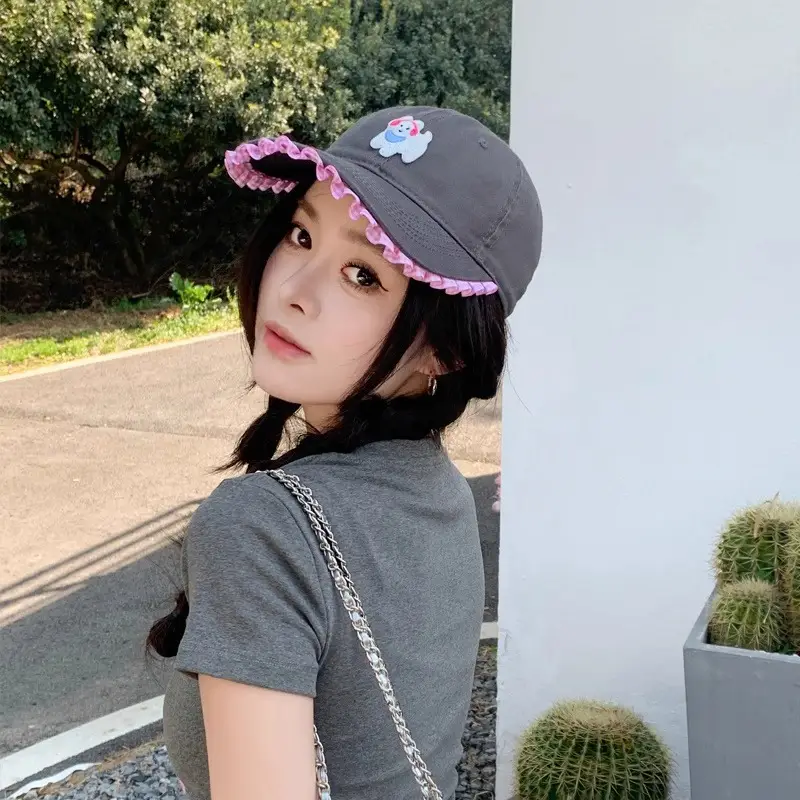 2025 Japanese Lace Duckbill Cap for Women with Wide Brim - Image 12