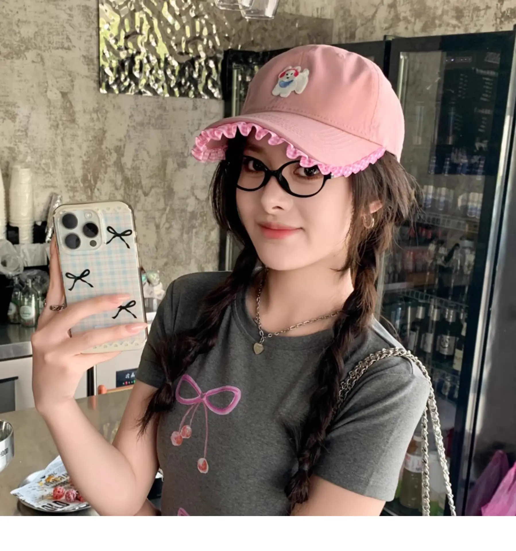 2025 Japanese Lace Duckbill Cap for Women with Wide Brim — feature 1