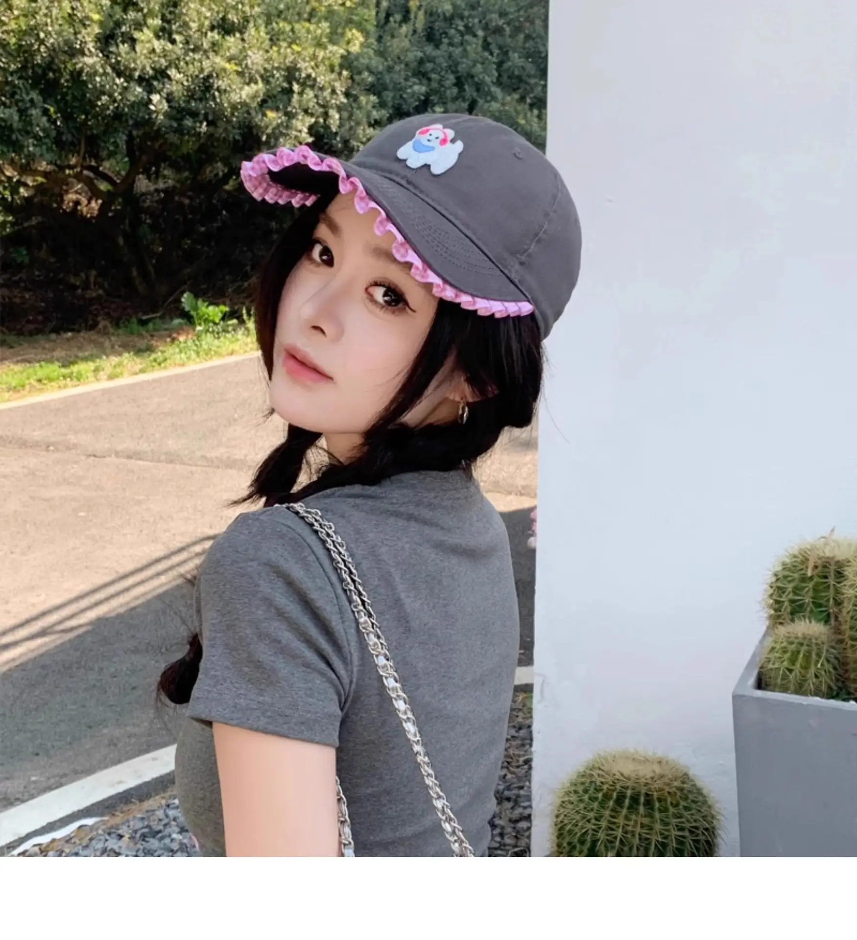 2025 Japanese Lace Duckbill Cap for Women with Wide Brim — feature 5