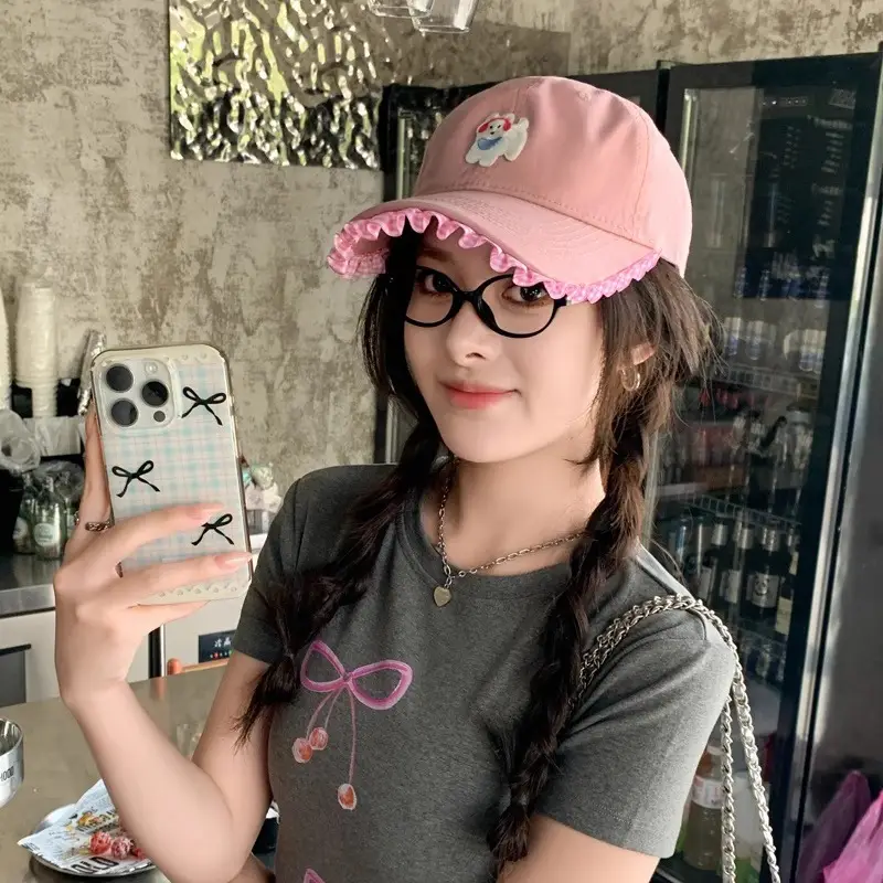 2025 Japanese Lace Duckbill Cap for Women with Wide Brim - Image 2