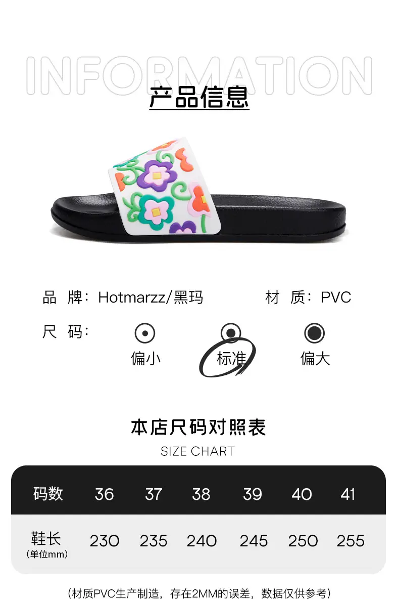 Hotmarzz Blackma Women's Non-Slip Home Wear Trendy Slippers Summer Bathroom Slippers Casual Slippers — feature 2