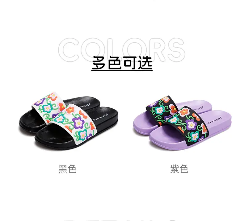 Hotmarzz Blackma Women's Non-Slip Home Wear Trendy Slippers Summer Bathroom Slippers Casual Slippers — feature 3