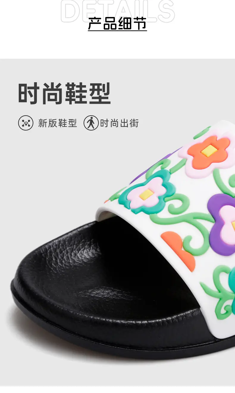 Hotmarzz Blackma Women's Non-Slip Home Wear Trendy Slippers Summer Bathroom Slippers Casual Slippers — feature 4